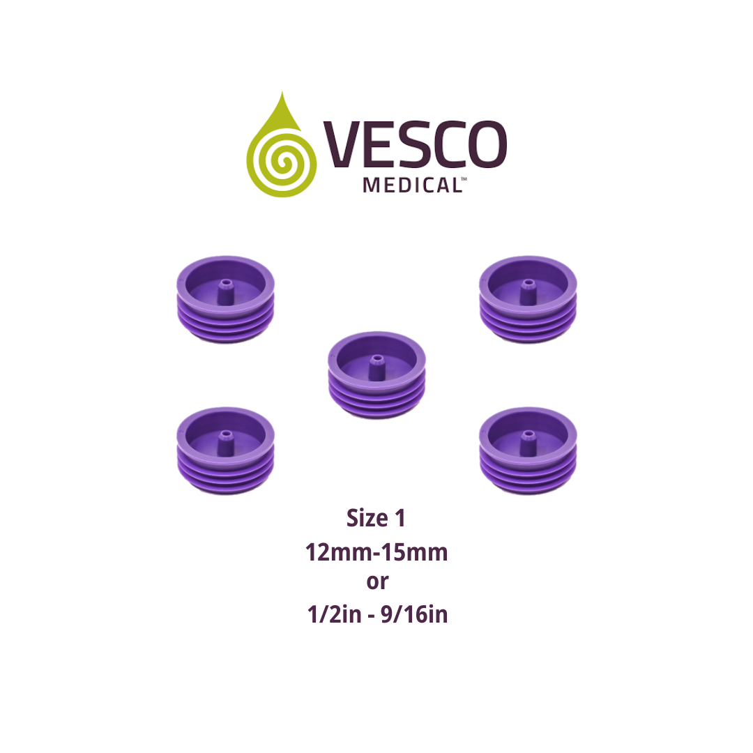 Vesco Medical Enfit Medicine Bottle Adapters -  Pack of 5