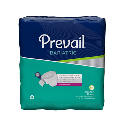 Prevail Plus Size Adult Diapers Bariatric Briefs